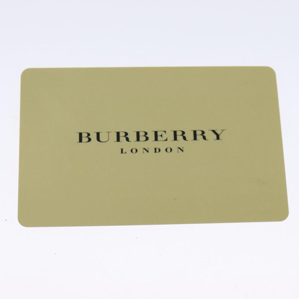 BURBERRY Nova Check Clutch Bag PVC Beige Gold Auth bs23425 - Picture 12 of 16